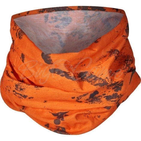 Повязка SEELAND Neck gaiter 2-pack цв. Pine green / InVis orange blaze фото 7