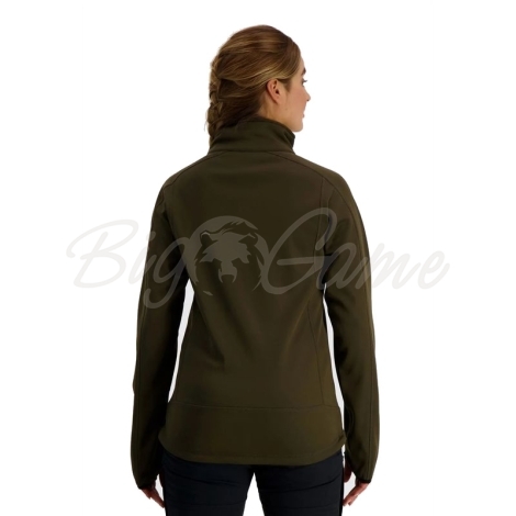 Толстовка ALASKA WS Juneau Powerfleece Jacket цвет Moss Brown фото 3