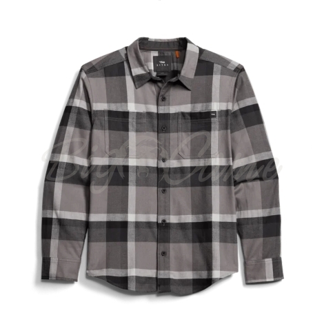 Рубашка SITKA Ashland Lightweight Flannel Shirt цвет Woodsmoke Fall Plaid фото 1