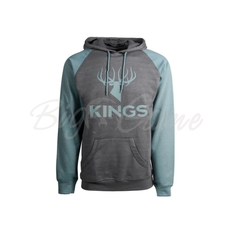 Толстовка KING'S Logo Triblend Fleece Hoodie цвет Grey / Steel фото 1