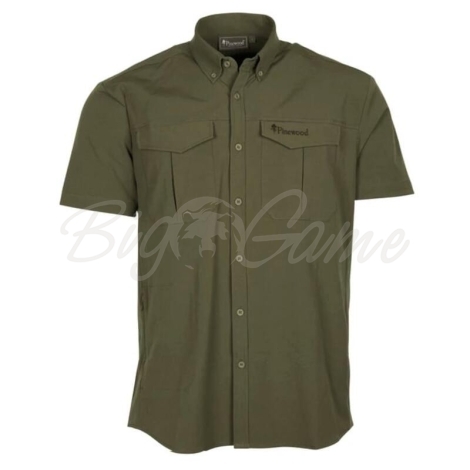 Рубашка PINEWOOD Everyday Travel SS Shirt цвет Green фото 1