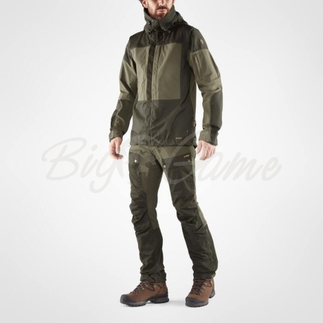 Брюки FJALLRAVEN Keb Trousers M Reg цвет Deep Forest-Laurel Green фото 2