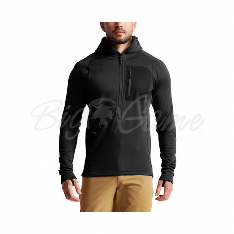 Термокофта SITKA Hvy Wt Hoody цвет Black фото 4