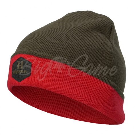 Шапка HARKILA Driven Hunt reversible beanie цв. Willow green фото 5