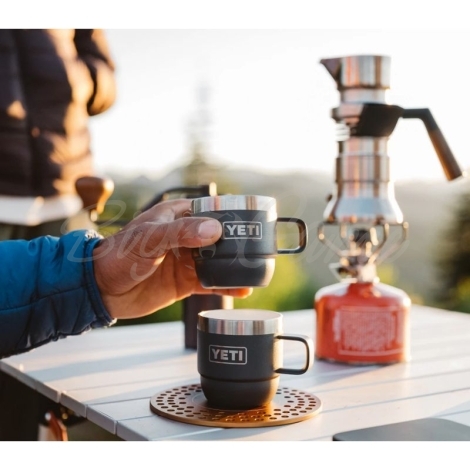 Набор кружек YETI Rambler Espresso Stackable Mug (2 шт.) 180 цвет Rescue Red фото 2