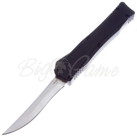 Нож складной автоматический BOKER Lhotak Eagle сталь D2 рукоять Алюминий цв. Черный фото 1