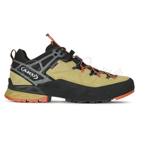 Кроссовки горные AKU WS Rock DFS II GTX цвет Olive / Dark Orange фото 2