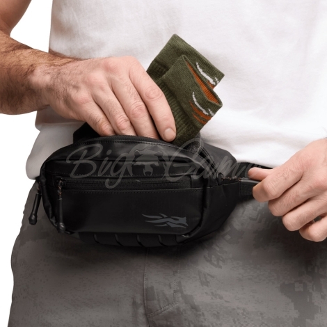 Сумка поясная SITKA Drifter Hip Pack 1L цвет Black фото 11