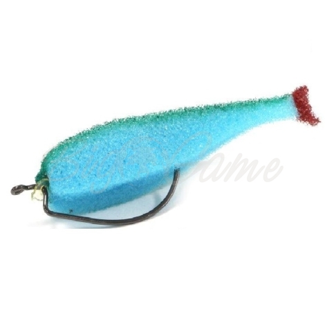 Поролоновая рыбка LEX Classic Fish 10 OF2 BLGB (синее тело / зеленая спина / красный хвост) фото 1