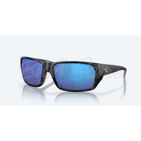 Очки поляризационные COSTA DEL MAR Tailfin 580P р. S цв. Matte Black цв. ст. Blue Mirror фото 1