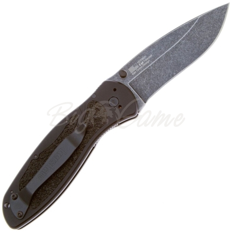 Нож складной KERSHAW Blur клинок Sandvik 14C28N BlackWash, рукоять алюминий, цв. Черный фото 4