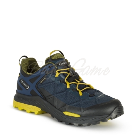 Кроссовки треккинговые AKU Rocket DFS GTX цвет Blue / Mustard фото 4