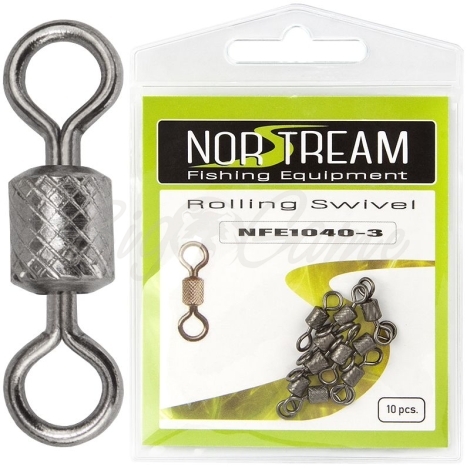 Вертлюг NORSTREAM Rolling swivel 1040 (10 шт.) № 3 фото 1