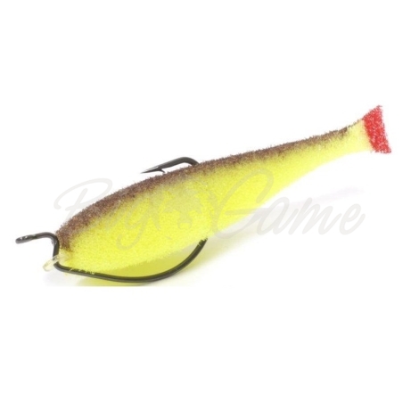 Поролоновая рыбка LEX Classic Fish 8 OF2 YBRB (желтое тело / коричневая спина / красный хвост) фото 1