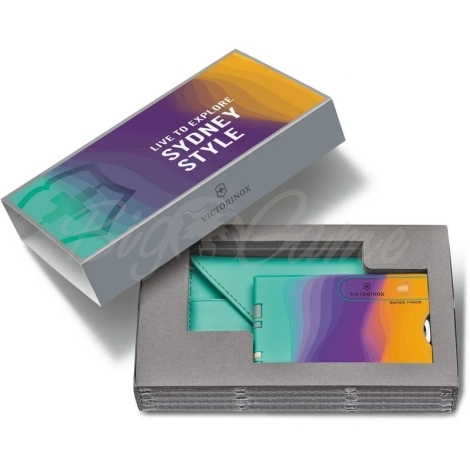 Швейцарская карточка VICTORINOX Swiss Card Classic Sydney Style 10 функций цв. Ассорти (в подарочной уп.) фото 2 Швейцарская карточка VICTORINOX Swiss Card Classic Sydney Style 10 функций цв. Ассорти (в подарочной уп.) фото 2