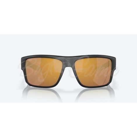 Очки поляризационные COSTA DEL MAR Taxman 580G р. L цв. Matte Black цв. ст. Gold Mirror фото 5