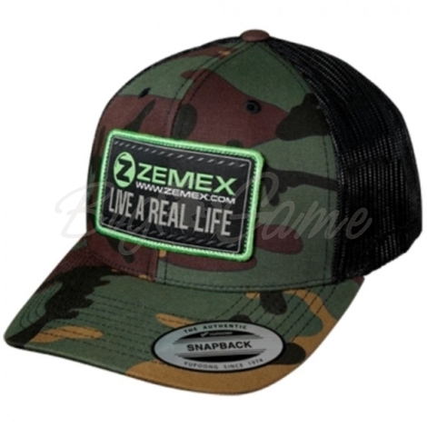 Бейсболка ZEMEX 6606CA цвет Green Camo фото 1