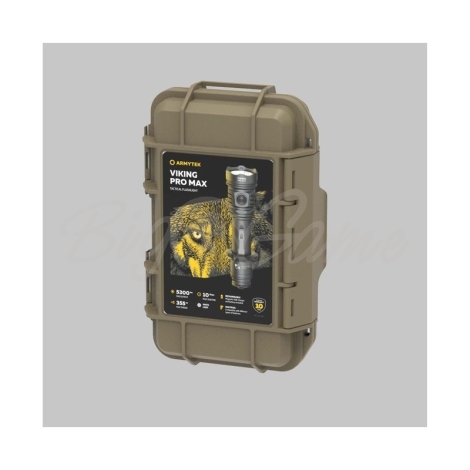 Фонарь тактический ARMYTEK Viking Pro Max Теплый цв. Черный фото 2