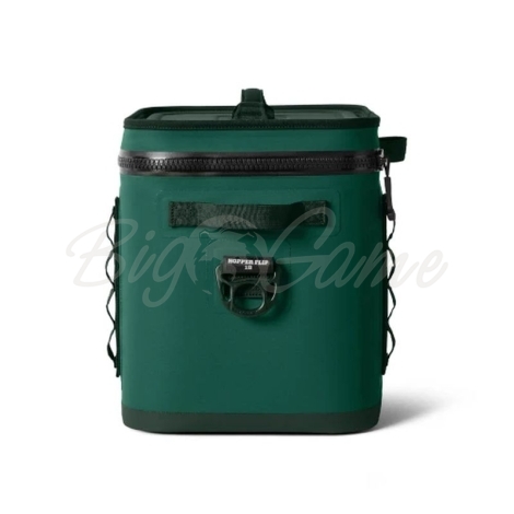 Сумка изотермическая YETI Hopper Flip 18 Soft Cooler цвет Black Forest Green фото 7