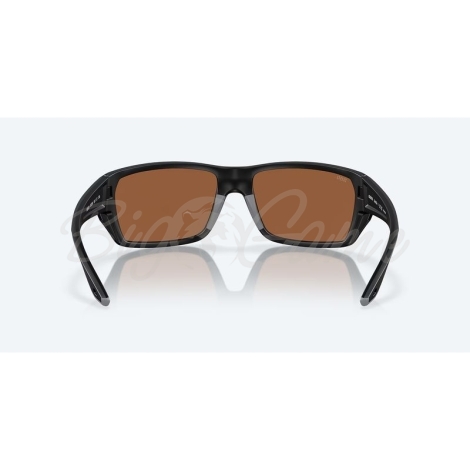 Очки поляризационные COSTA DEL MAR Tailfin 580G р. M цв. Matte Black цв. ст. Sunrise Silver Mirror фото 2