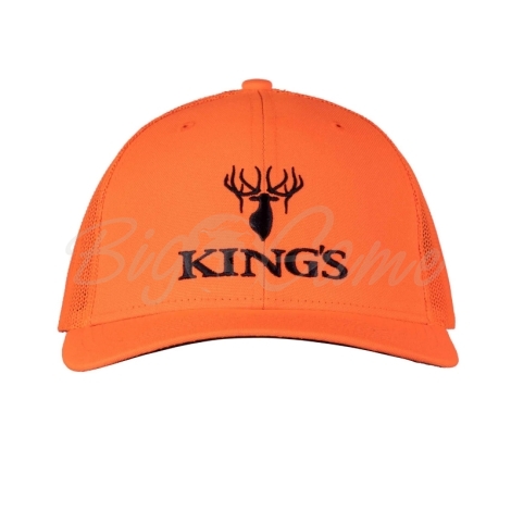 Бейсболка KING'S Logo Blaze Richardson Snapback Hat цвет Blaze Orange фото 3