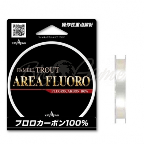 Флюорокарбон YAMATOYO Trout Area Fluoro, #0.5, 100 м, прозрачный фото 1