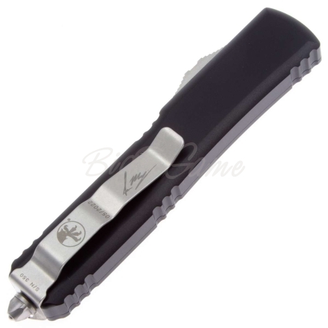Нож автоматический MICROTECH Ultratech Warhound CTS-204P, рукоять алюминий цв. Черный фото 4
