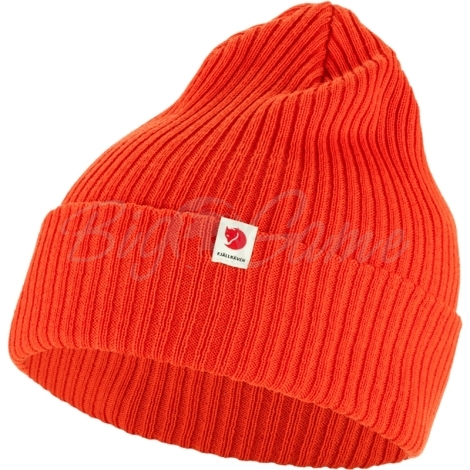 Шапка FJALLRAVEN Rib Hat цвет Flame Orange фото 1