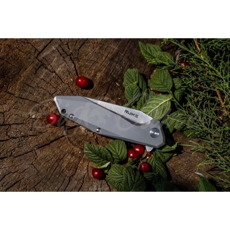 Нож складной RUIKE Knife P135-SF цв. Серый фото 20