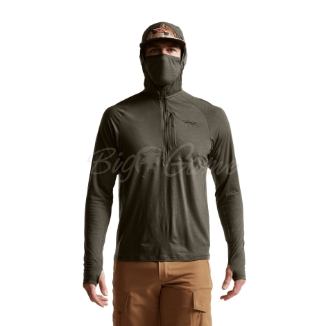 Термокофта SITKA Core Merino 120 Hoodie цвет Pyrite фото 5