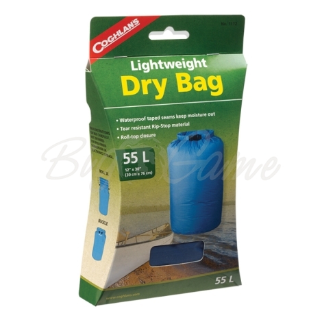 Гермомешок COGHLAN'S Lightweight Dry Bag 55 л цвет синий фото 2