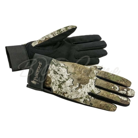 Перчатки PINEWOOD Thuringen Camou Glove цвет Strata / Black фото 1