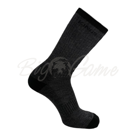 Носки KING'S XKG Midweight Merino Socks цвет Charcoal фото 2