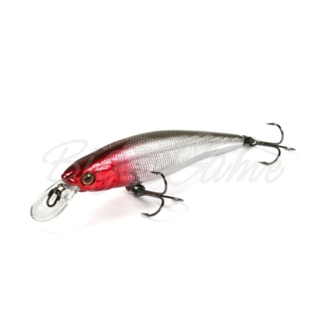 Воблер JACKALL Squad Minnow 80 цв. hl silver red head фото 2