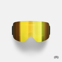 Маска WHITELAB Team One цв. Black цв. ст. Gold