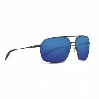 Очки поляризационные COSTA DEL MAR Pilothouse 580P р. XL цв. Matte Black/Black цв. ст. Blue Mirror