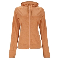 Термокофта SIMMS Women's Solarflex Full-Zip Hoody цвет Orange Maple Heather