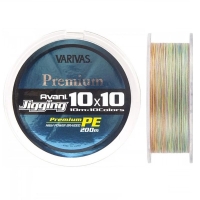 Плетенка VARIVAS Avani Jigging 10x10 Premium PE x4 New 300 м цв. Многоцветный #1.5