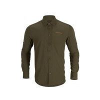 Рубашка HARKILA Trail L/S shirt цвет Willow green превью 1