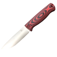 Нож OWL KNIFE Hoot сталь CPM S90V рукоять G10 черно-красная
