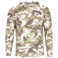 Термокофта SIMMS SolarFlex Hoody Print цвет Woodland Camo Sandbar