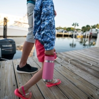 Термобутылка YETI Rambler Jr Kids' Bottle 354 цвет Harbor Pink превью 4