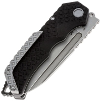 Нож складной полуавтоматический BOKER Hermod Folder сталь D2 рукоять Стеклотекстолит G10 цв. Черный превью 3