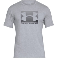 Футболка UNDER ARMOUR Boxed Sportstyle Ss цвет Gray превью 3