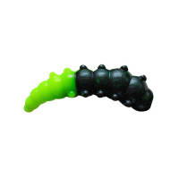 Личинка SOOREX PRO Major запах сыр 42 мм (6 шт.) цв. 310 Black/Chartreuse