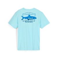 Футболка SIMMS Salty Sign T-Shirt цвет Sea Breeze превью 2