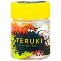 Червь TERUKI Roy 6,5 см (7 шт.) зап. сыр цв. White/Red/Chartreuse превью 3