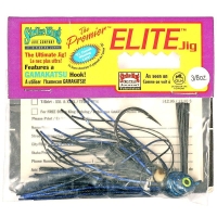 Бактейл STRIKE KING Premier Elite Jig 21 г (3/4 oz) цв. black / blue flash превью 1