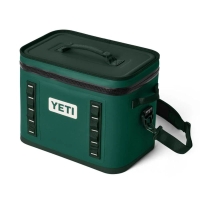 Сумка изотермическая YETI Hopper Flip 18 Soft Cooler цвет Black Forest Green превью 5
