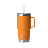 Термокружка YETI Rambler Straw Mug 710 цвет King Crab Orange